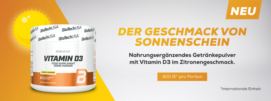 BioTechUSA Vitamin D3 60 Tabletten